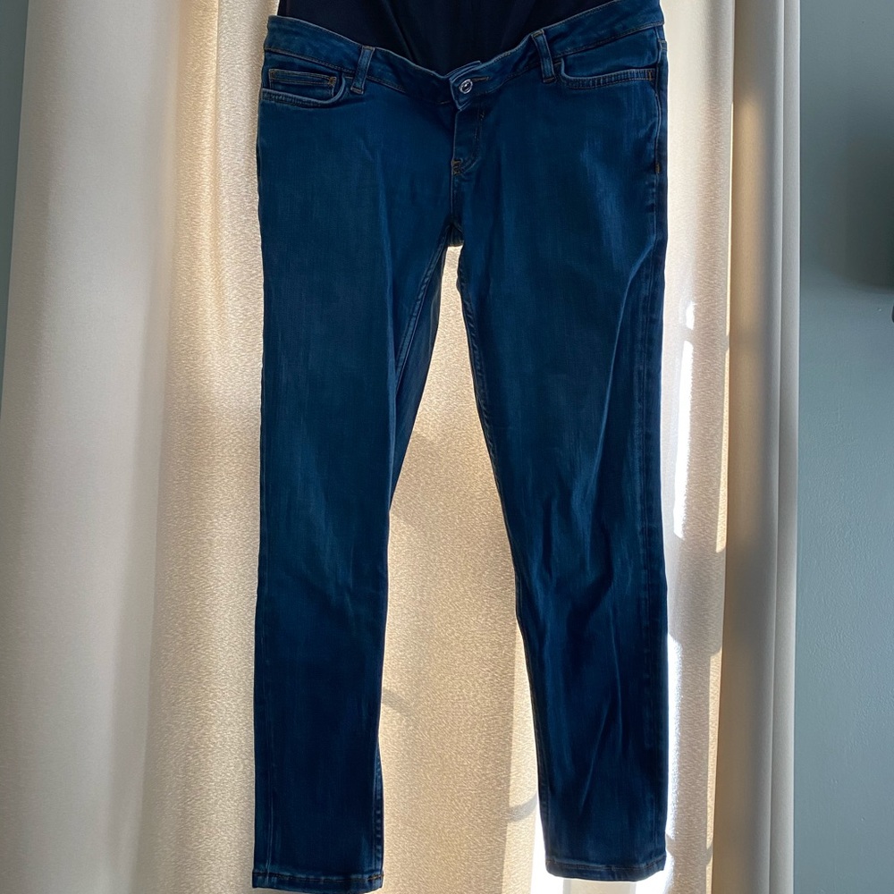 Zara true skinny maternity jeans